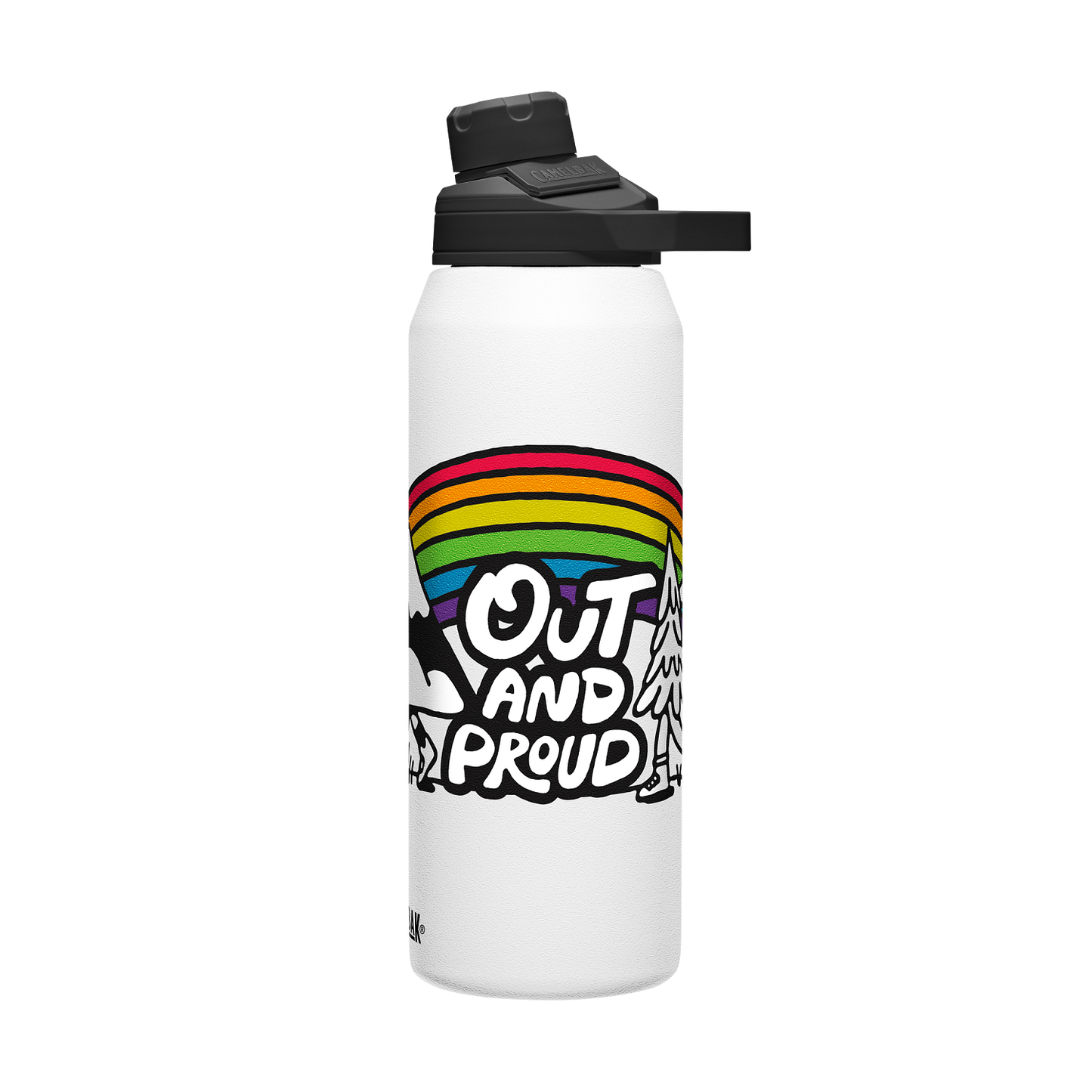 chute-mag-32-oz-water-bottle-insulated-stainless-steel-plus-cleanup-kit-pride-collection-limited-edition-y2 xhvxlhasbo
