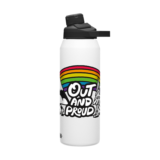 chute-mag-32-oz-water-bottle-insulated-stainless-steel-plus-cleanup-kit-pride-collection-limited-edition-y2 xhvxlhasbo